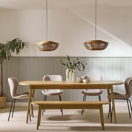 Habitat Etta Extending 6 - 8 Seater Dining Table - Natural