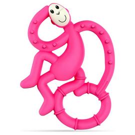 Matchstick Monkey Mini Monkey Teether - Pink