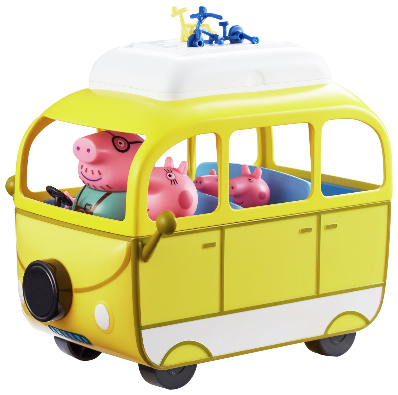 peppa pig yellow camper van