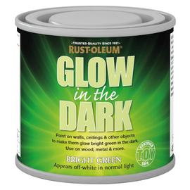 Rust-Oleum Glow in the Dark Matt Paint 125ml - Bright Green