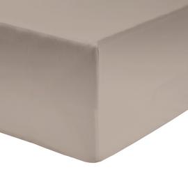 Habitat Cotton Rich 180TC Plain Neutral Fitted Sheet