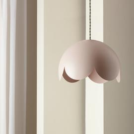 Habitat Scallop Metal Easy Fit Lampshade - 30cm