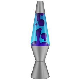 Lava 17in Midnight Cascade Lamp - Blue