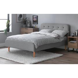 Habitat Aspen Double Fabric Bed Frame - Grey