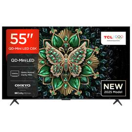 TCL 55 Inch 55C6K Smart 4K UHD HDR Mini LED TV