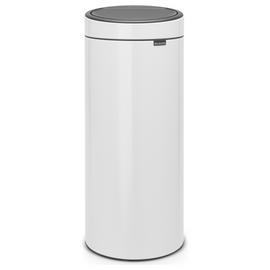 Brabantia 30 Litre Touch Top Bin - White