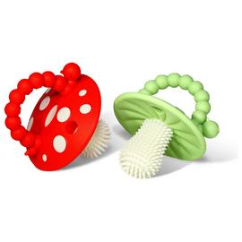 RaZbaby Chompy Silicon Teether - 2 Pack