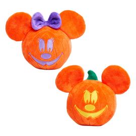 Disney Mickey and Minnie Mouse Pumpkin Plush