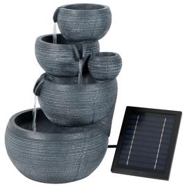 Streetwize Solar-Powered Water Feature - Natural Cascade