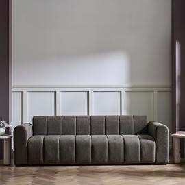 Argos Home Tigana Fabric 3 Seater Sofa Bed - Mink