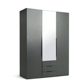 Argos Home Hallingford 3 Door 3 Drawer Mirror Wardrobe