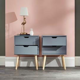 GFW Nyborg Set of 2 Bedside Tables