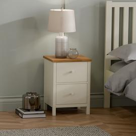 Julian Bowen Coxmoor 2 Drawer Bedside Table