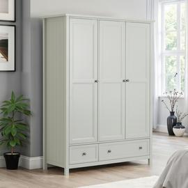 Julian Bowen Maine 3 Door Wardrobe