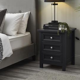 Julian Bowen Maine 3 Drawer Bedside Table