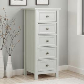 Julian Bowen Maine Tall 5 Drawer Chest