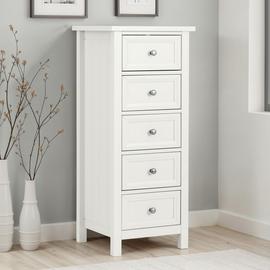 Julian Bowen Maine Tall 5 Drawer Chest