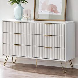 Julian Bowen Murano 6 Drawer Chest - White