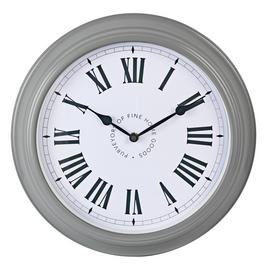 Argos Home Stationary Wall Clock - Grey