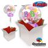 Baby Girl Moon & Stars 22 Inch Bubble Balloon In A Box
