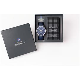 Ben Sherman Blue Strap Watch With Fragrance Set