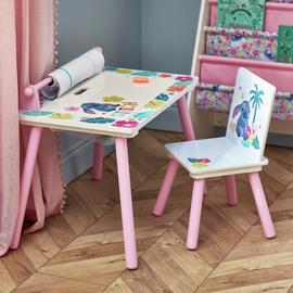 Disney Stitch Kids Play Desk - Pink on white