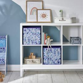 Disney Frozen Set of 2 Storage Box - Purple and Blue