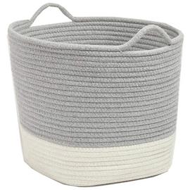 Great Little Trading Company Rope Storage Basket-Ivory/Grey
