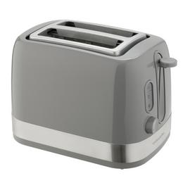Cookworks Illuminated 2 Slice Toaster - Grey Plastic