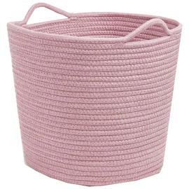 Great Little Trading Company Rope Storage Basket - Rose Pink