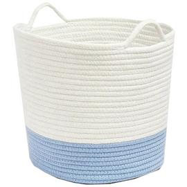 Great Little Trading Company Rope Storage Basket - Blue