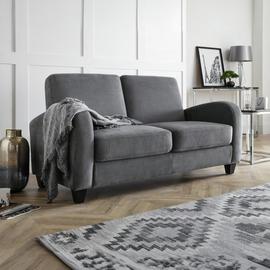Julian Bowen Vivo Fabric 2 Seater Sofa - Grey