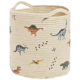 Great Little Trading Company Rope Storage Basket - Dinosaur