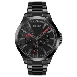 HUGO Men's Black Leap Bracelet Watch
