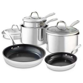 good FOOD Tri Ply 5 piece Pan Set