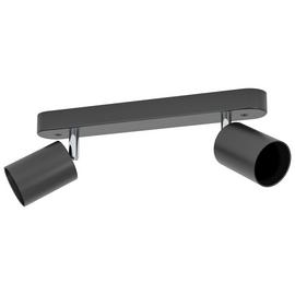 EGLO Reciso-E 2 Light Spotlight Bar - Black