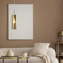 EGLO Selvino Steel Pendant Light - Nickel & Gold