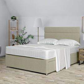 Argos Home Winslow Kingsize 4 Drawer Divan Bed - Natural