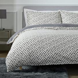 Argos Home Leopard Print Grey Bedding Set
