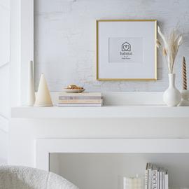 Habitat Gold Effect Metal Picture Frame - 5x7"