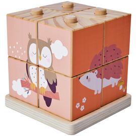 Chad Valley Woodland Stacking Block Puzzle