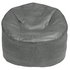 Argos Home Leather Effect Bean Bag Chair - Grey