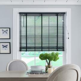Little Black Book Basswood Black Venetian Blind
