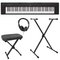 Yamaha NP32 Electronic Keyboard Bundle - Black