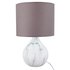 Argos Home March Ceramic Marble Effect Table Lamp - Grey