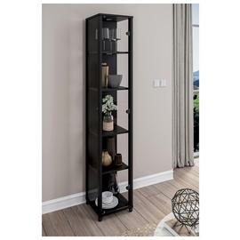 Argos Home Optima 1 Door Narrow Display Cabinet with Light