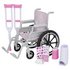 Designafriend Wheelchair and Crutches Playset