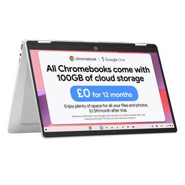 HP x360 14b-cd0002na 14in Intel N100 4GB 128GB Chromebook
