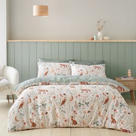 Catherine Lansfield Enchanted Twilight Natural Bedding Set