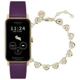 Radley Series 21 Purple Strap Smart Watch and Bracelet Set